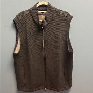 johnnie-O Dark Charcoal Textured Vest